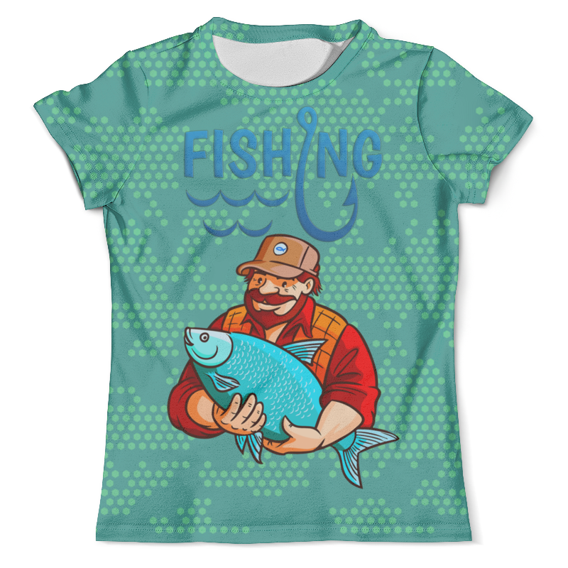 Printio Футболка с полной запечаткой (мужская) Рыбалка printio футболка с полной запечаткой мужская рыбалка с путиным