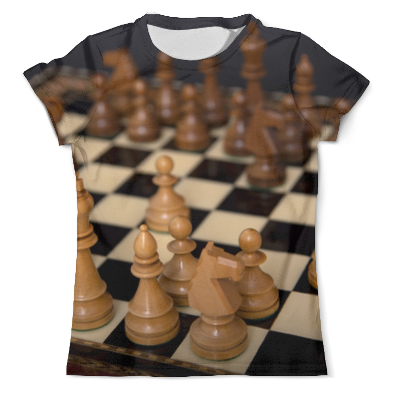 Printio Футболка с полной запечаткой (мужская) Шахматы настольная игра озадачник логика