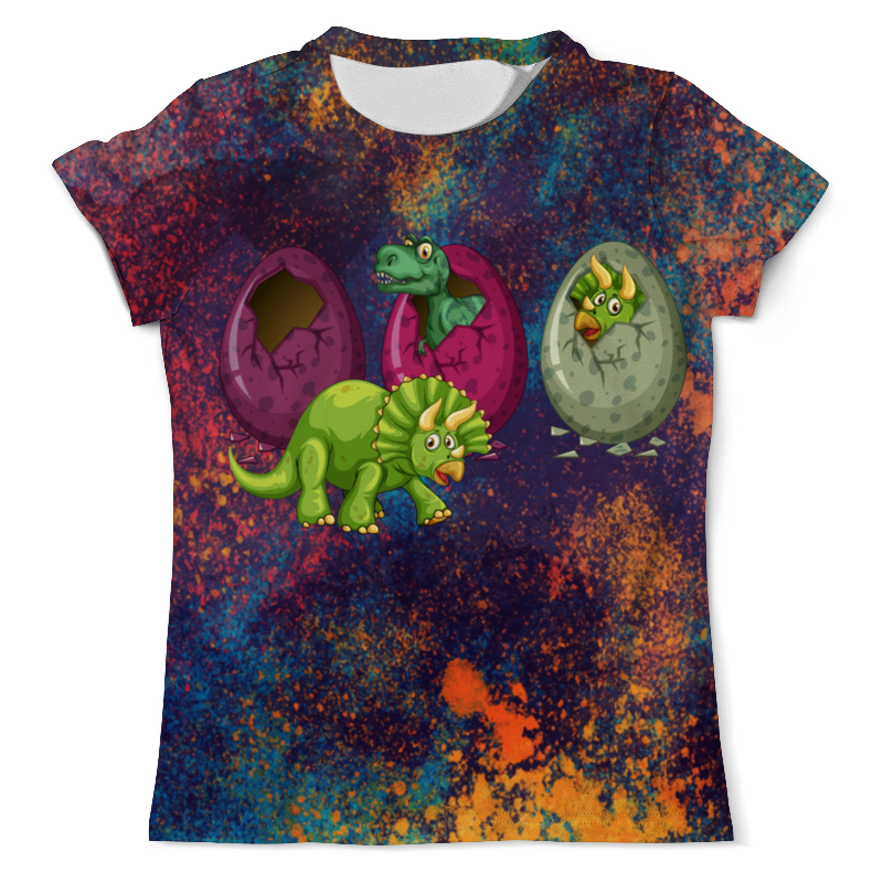 Printio Футболка с полной запечаткой (мужская) Яйца динозавра printio футболка с полной запечаткой для девочек яйца динозавра