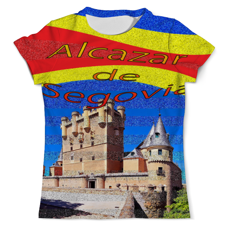 Printio Футболка с полной запечаткой (мужская) Замки испании. замок сеговия. printio футболка классическая замки испании замок сеговия