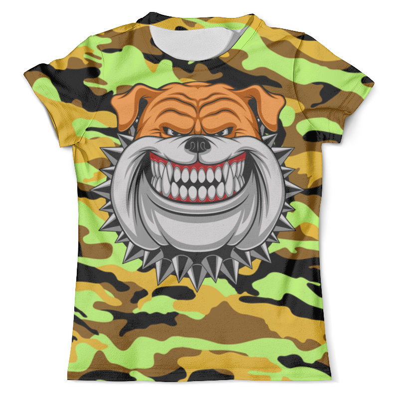 Printio Футболка с полной запечаткой (мужская) Bulldog (camouflage) printio футболка с полной запечаткой мужская bulldog camouflage