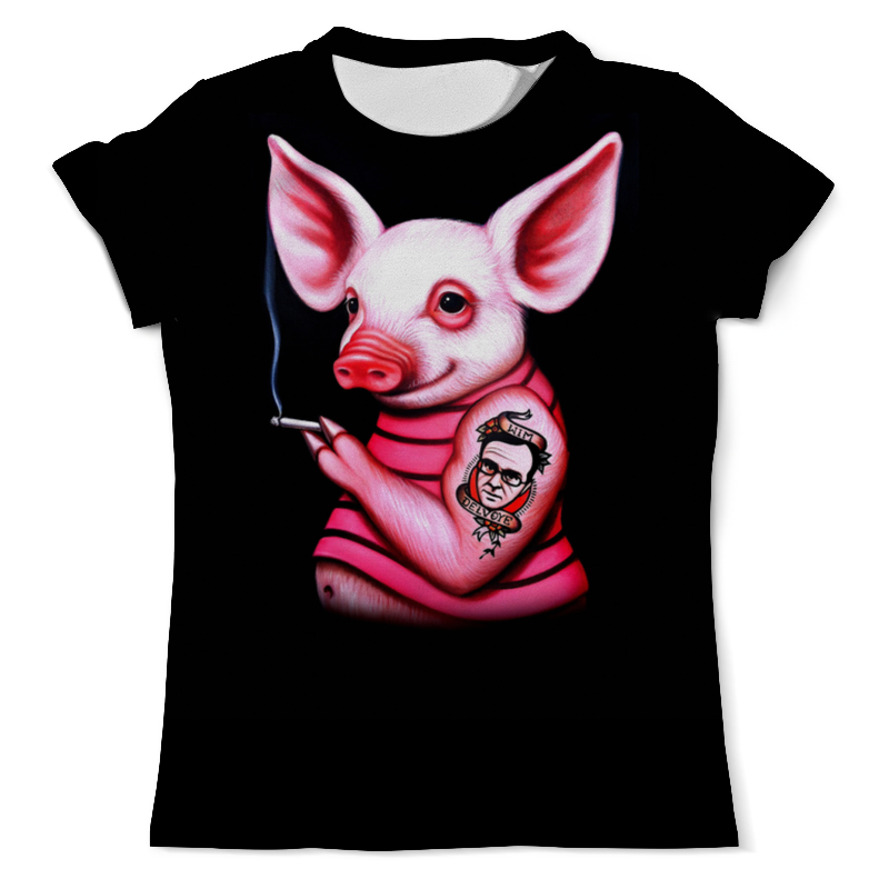 printio футболка с полной запечаткой для мальчиков неформальная свинка Printio Футболка с полной запечаткой (мужская) Неформальная свинка