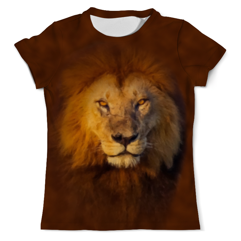 Printio Футболка с полной запечаткой (мужская) Лев printio футболка с полной запечаткой мужская этно лев