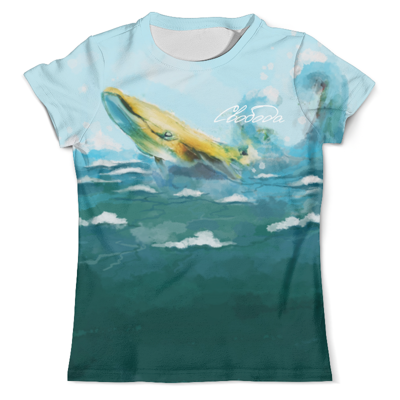 Printio Футболка с полной запечаткой (мужская) Свобода. кит в море printio футболка с полной запечаткой мужская кит и море