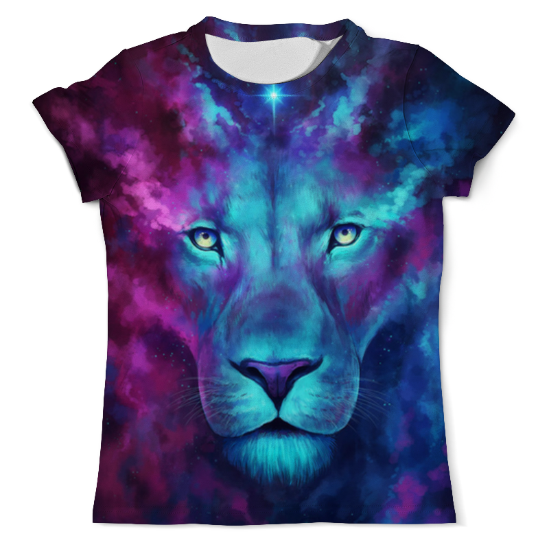 Printio Футболка с полной запечаткой (мужская) Цветной лев printio футболка с полной запечаткой мужская африканский лев