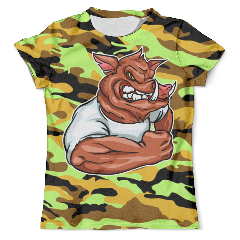 Printio Футболка с полной запечаткой (мужская) Boar (camouflage) printio футболка с полной запечаткой мужская boar camouflage