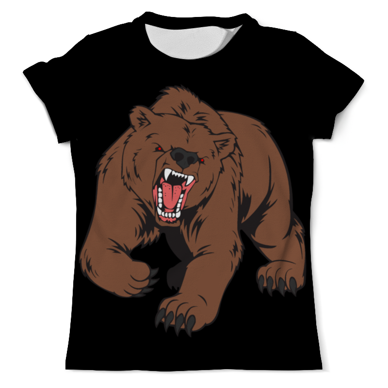 Printio Футболка с полной запечаткой (мужская) Bear / медведь