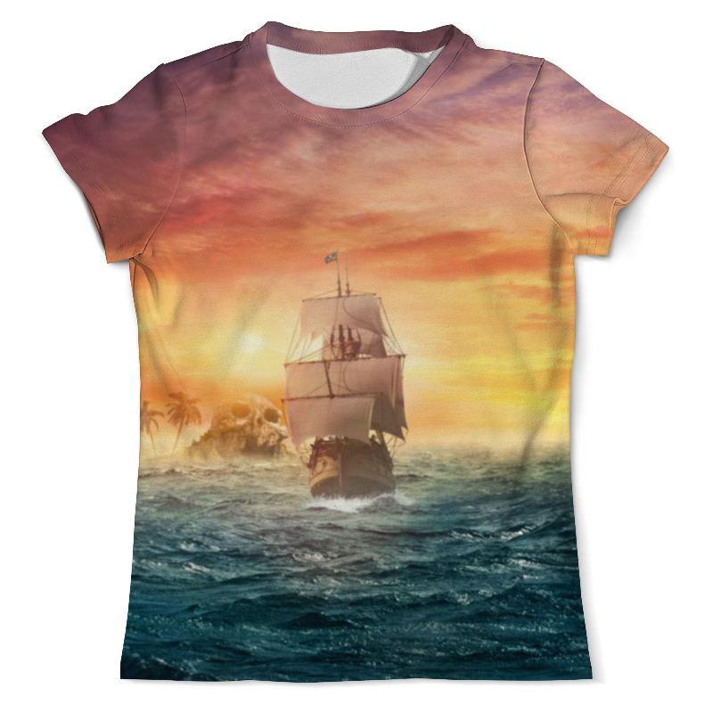 Printio Футболка с полной запечаткой (мужская) Морские приключения printio футболка с полной запечаткой мужская морские приключения