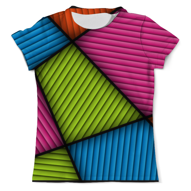 Printio Футболка с полной запечаткой (мужская) Цветная абстракция мужская футболка балерина абстракция m зеленый