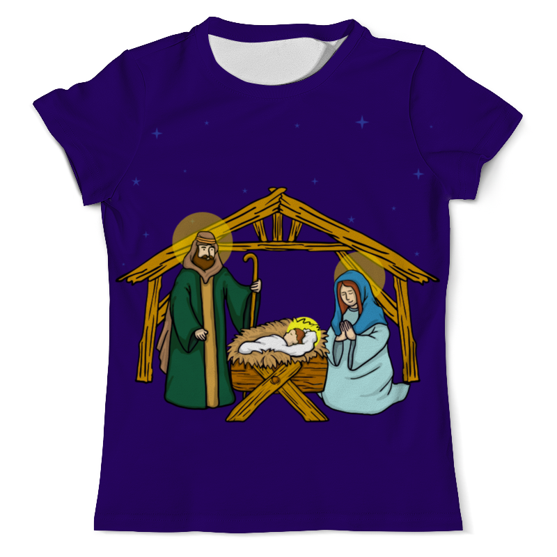 Printio Футболка с полной запечаткой (мужская) Рождество христово printio футболка с полной запечаткой мужская мистическое рождество боттичелли