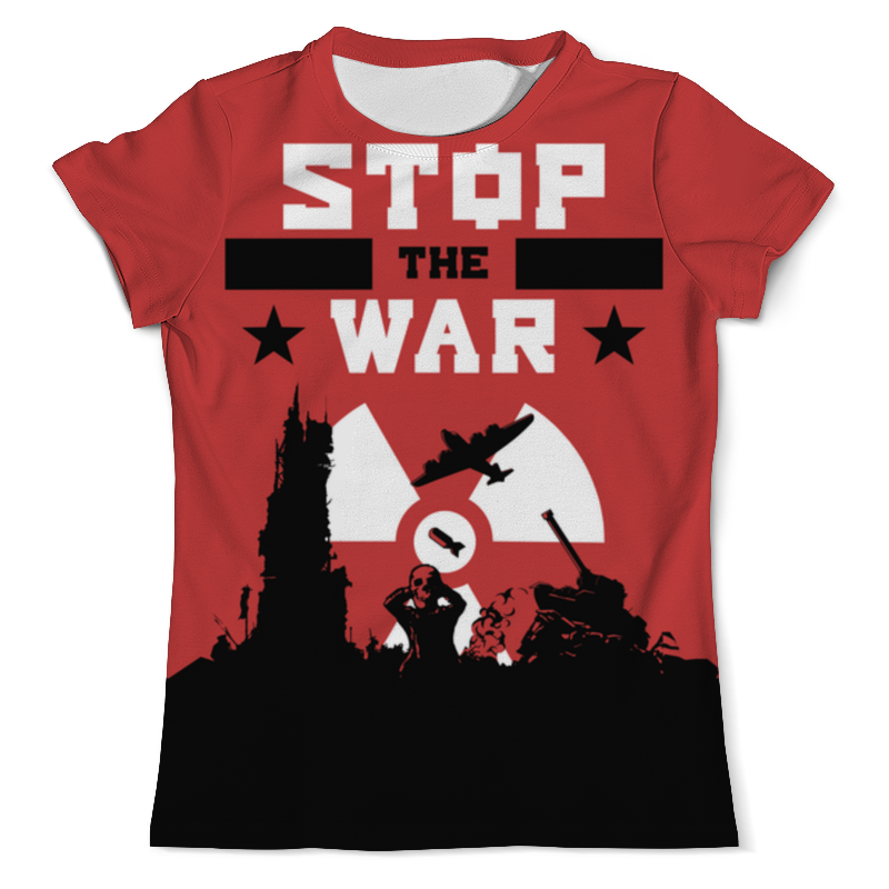 Printio Футболка с полной запечаткой (мужская) Stop the war printio футболка с полной запечаткой мужская нет войне