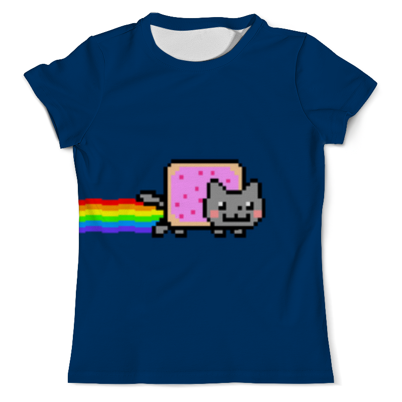 Printio Футболка с полной запечаткой (мужская) Nyan cat printio футболка с полной запечаткой мужская grumpy cat