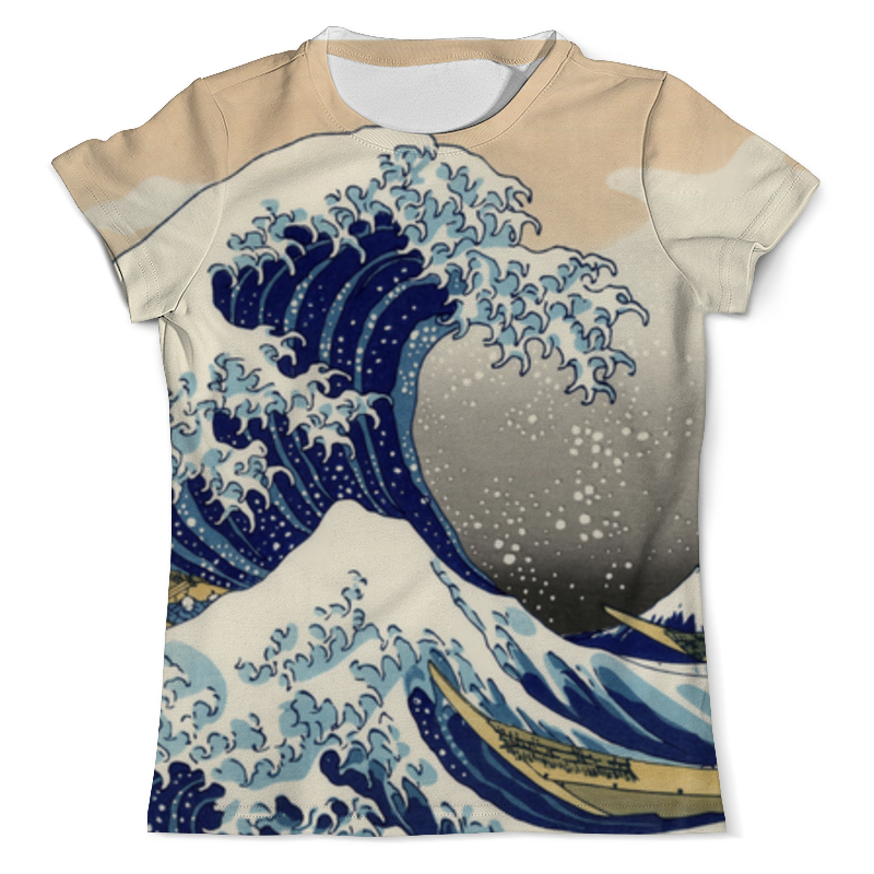 Printio Футболка с полной запечаткой (мужская) Большая волна printio футболка с полной запечаткой для девочек большая волна