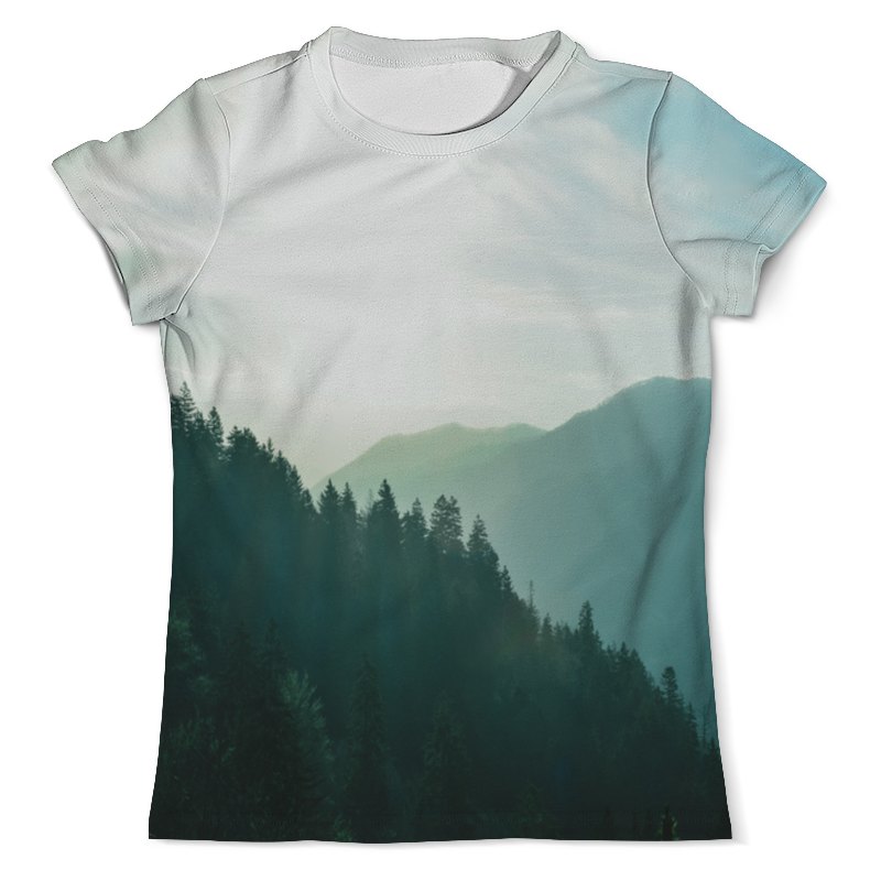 Printio Футболка с полной запечаткой (мужская) Туман printio футболка с полной запечаткой мужская лес мой храм туман над лесом