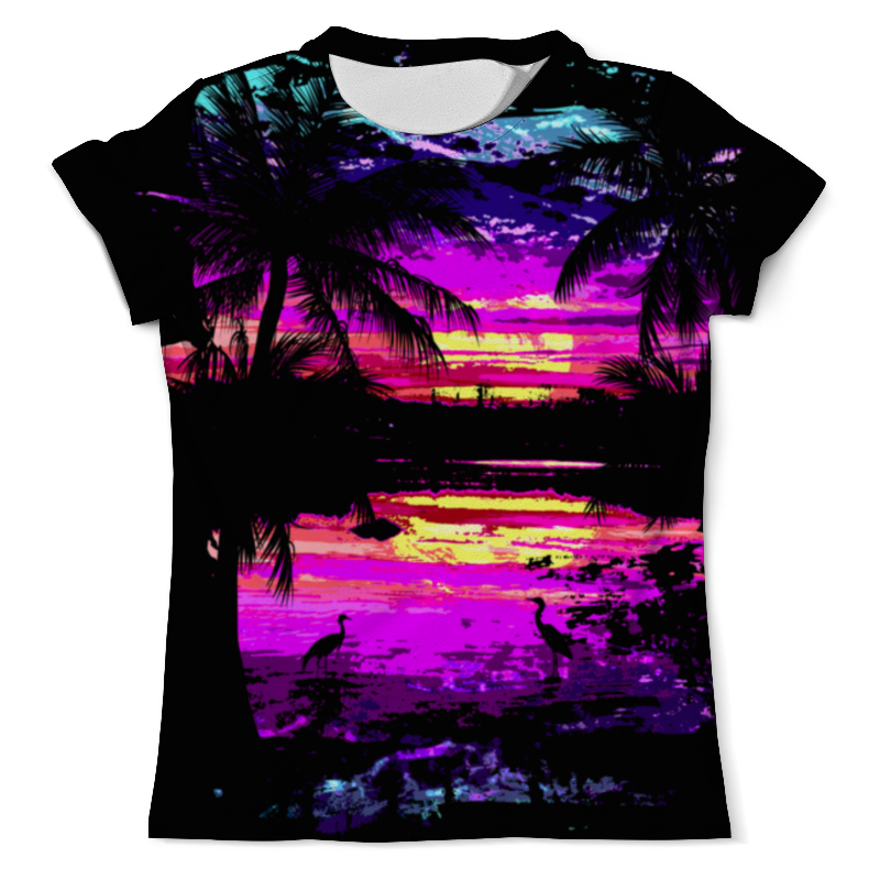 printio футболка с полной запечаткой мужская кактусовый рай Printio Футболка с полной запечаткой (мужская) Пляжный рай