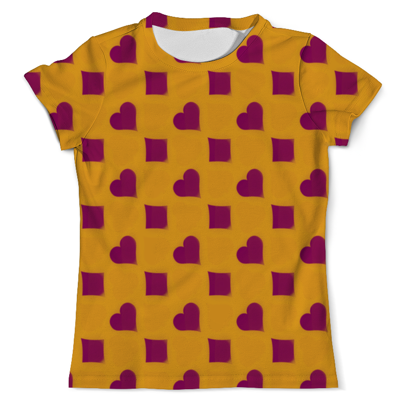 Printio Футболка с полной запечаткой (мужская) Сердца и ромбы printio футболка с полной запечаткой мужская без сердца