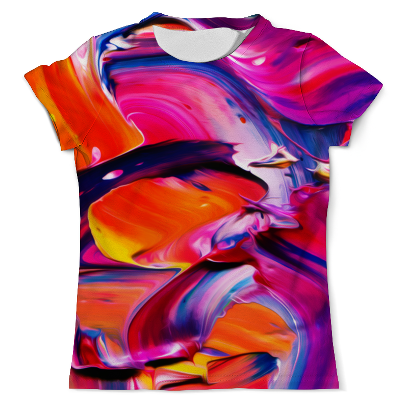 Printio Футболка с полной запечаткой (мужская) Узор красками printio футболка с полной запечаткой мужская узор красками