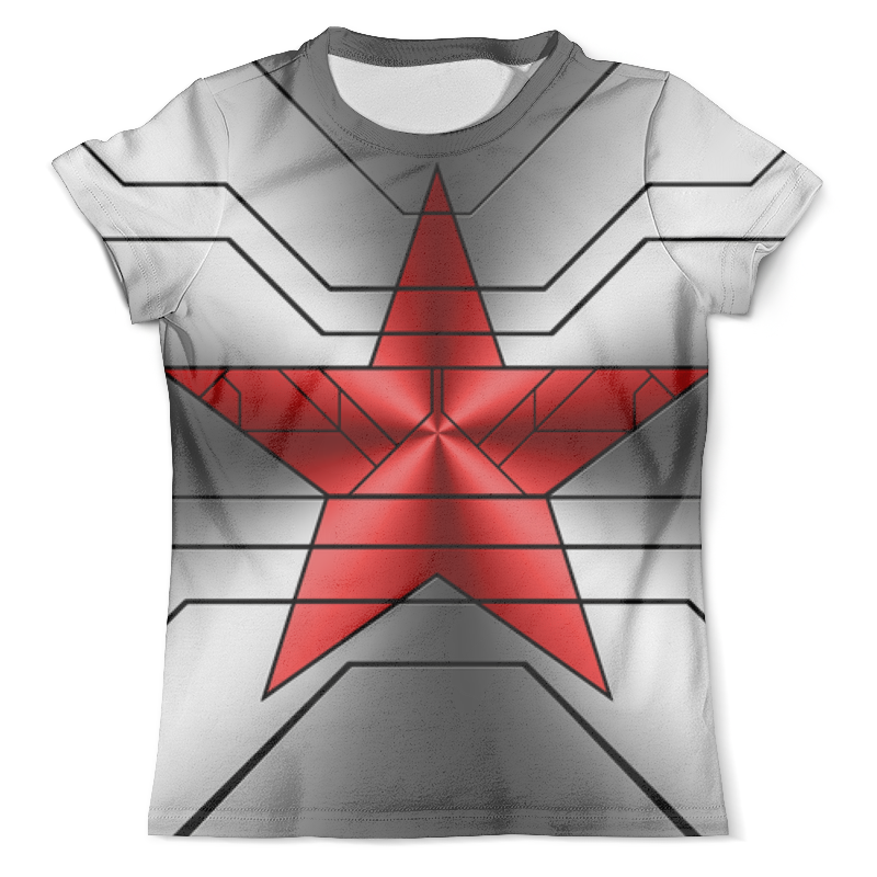 Printio Футболка с полной запечаткой (мужская) Звезда красная printio футболка с полной запечаткой мужская утренняя звезда