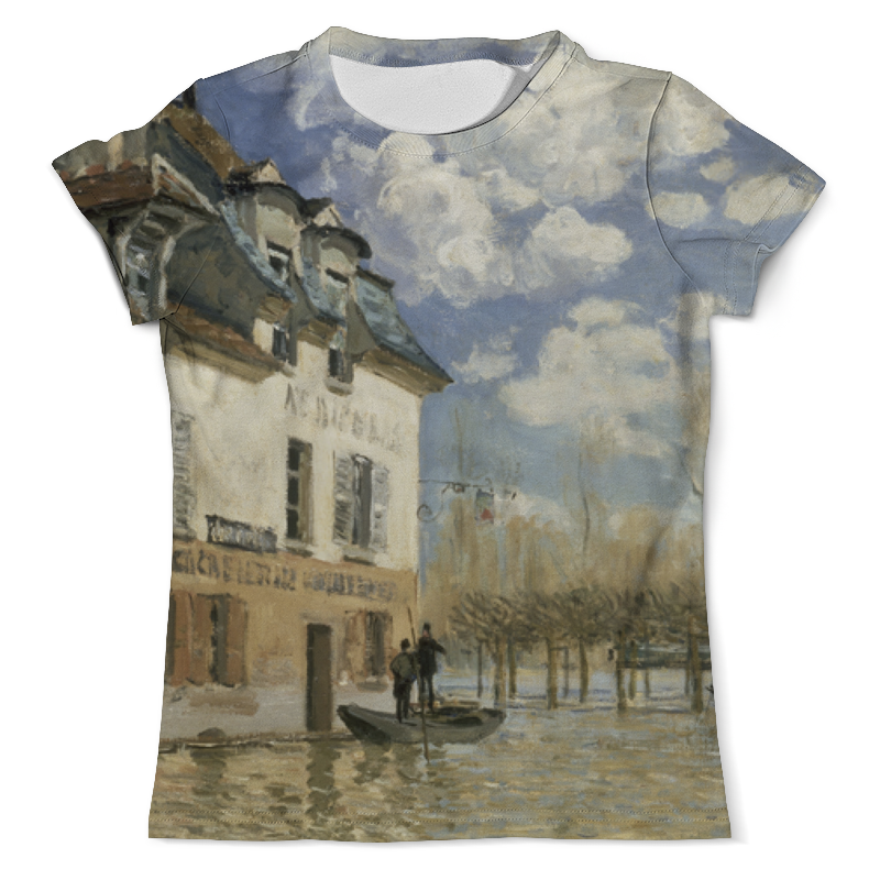 printio футболка с полной запечаткой женская лодка во время наводнения альфред сислей Printio Футболка с полной запечаткой (мужская) Лодка во время наводнения (альфред сислей)
