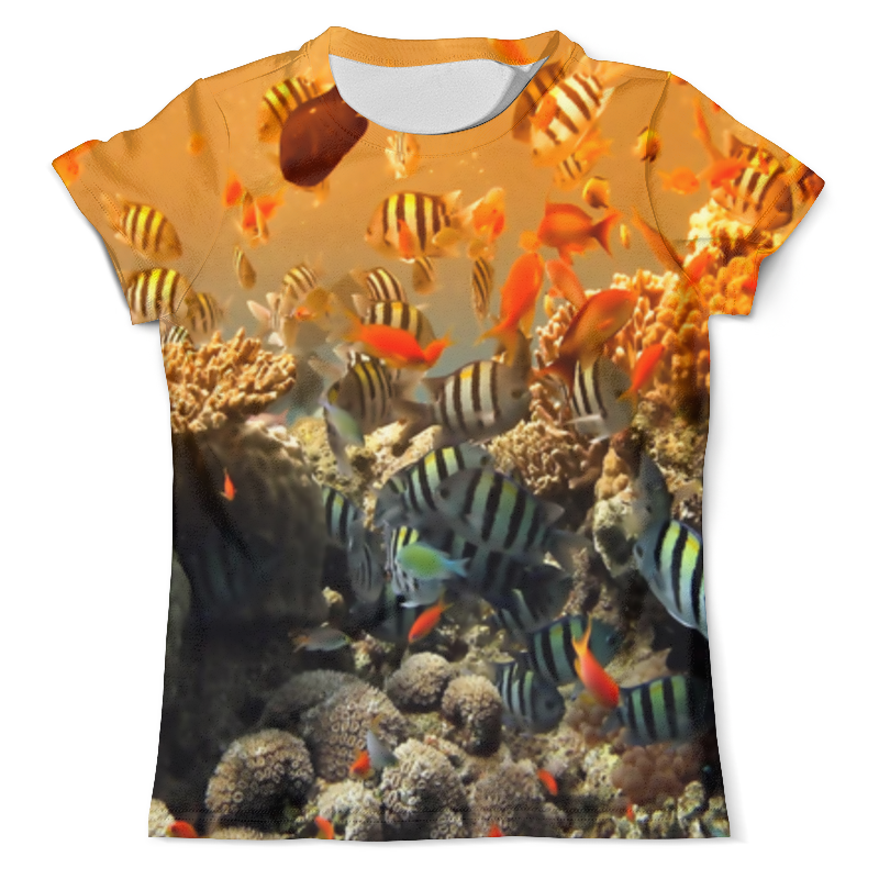 Printio Футболка с полной запечаткой (мужская) Рыбки printio футболка с полной запечаткой мужская тропические рыбки