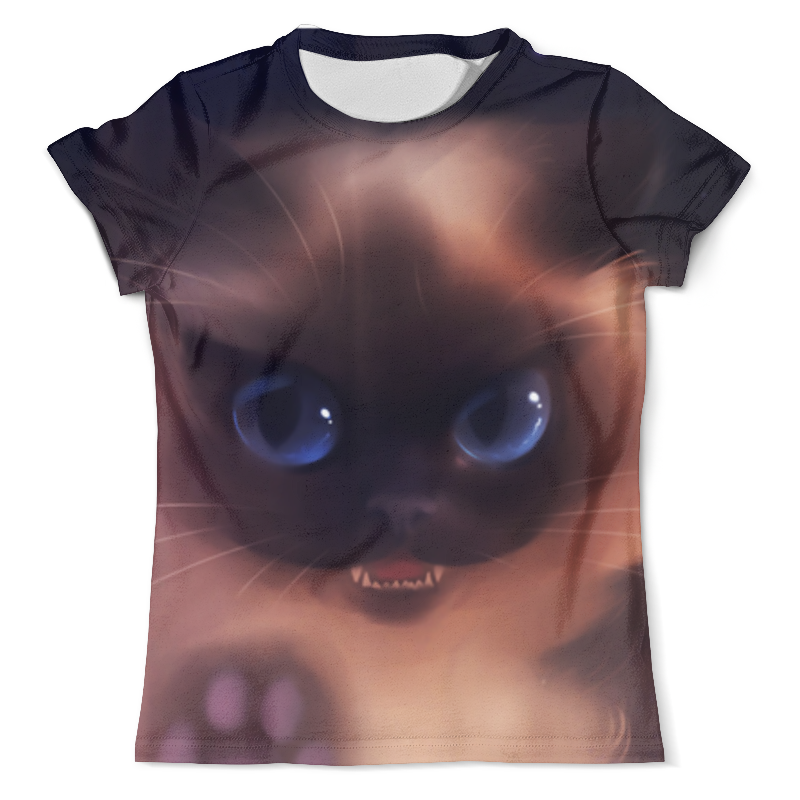 Printio Футболка с полной запечаткой (мужская) Котенок printio футболка с полной запечаткой мужская злой черный котенок