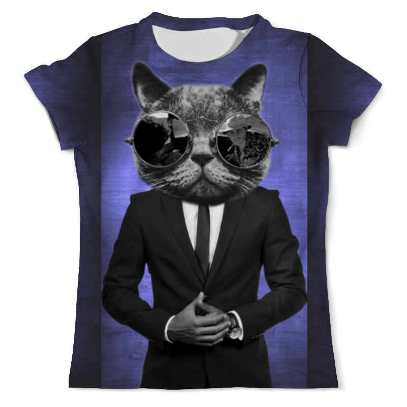 Printio Футболка с полной запечаткой (мужская) Усач в очках printio футболка с полной запечаткой мужская кот в очках