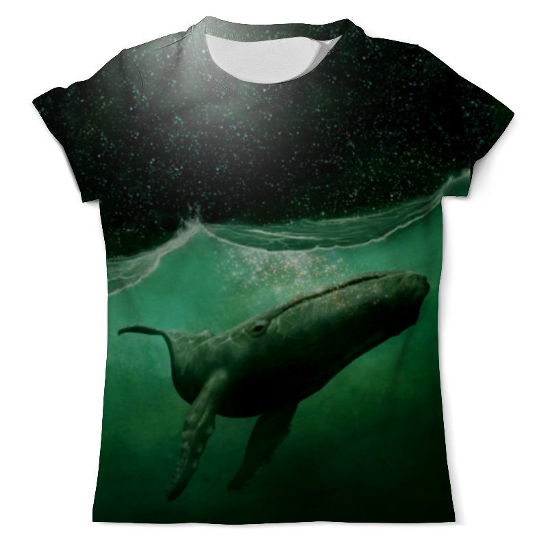 Printio Футболка с полной запечаткой (мужская) Кит!!! printio футболка с полной запечаткой мужская космос кит планеты
