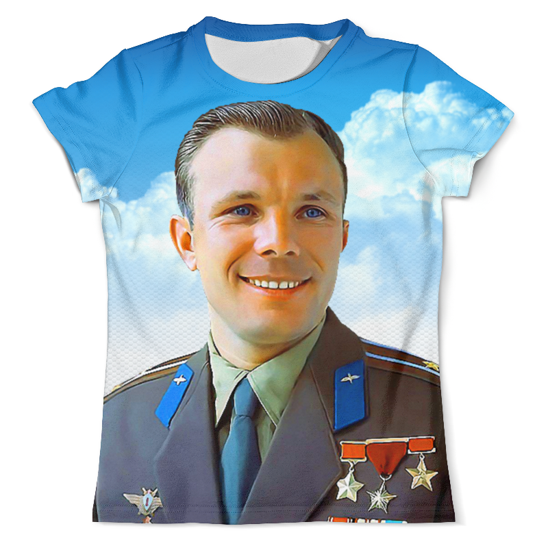 Printio Футболка с полной запечаткой (мужская) Гагарин printio футболка с полной запечаткой мужская гагарин