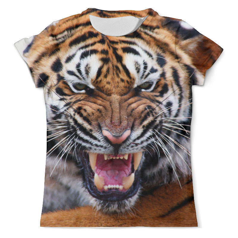 Printio Футболка с полной запечаткой (мужская) Амурский тигр printio футболка с полной запечаткой для девочек амурский тигр