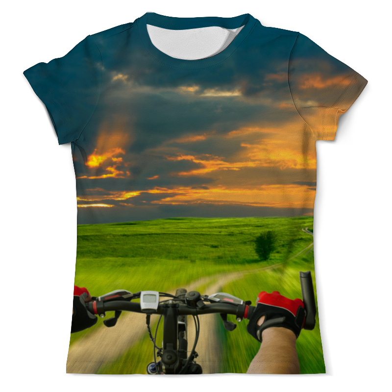 Printio Футболка с полной запечаткой (мужская) Летнее путешествие printio футболка с полной запечаткой мужская летняя поездка на велосипеде