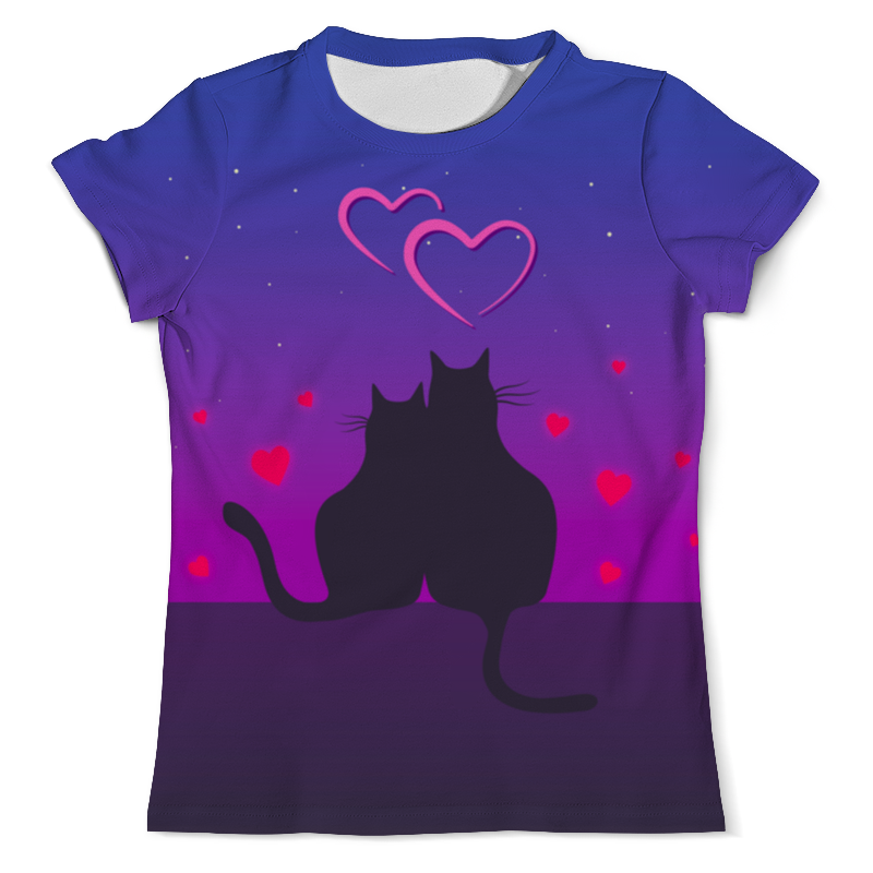 Printio Футболка с полной запечаткой (мужская) Cat's desire. парные футболки. printio футболка с полной запечаткой для мальчиков cat s desire парные футболки