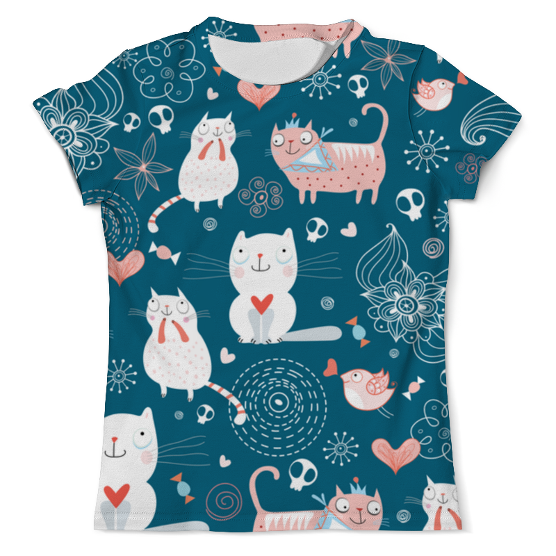Printio Футболка с полной запечаткой (мужская) Прикольные коты printio футболка с полной запечаткой женская прикольные коты