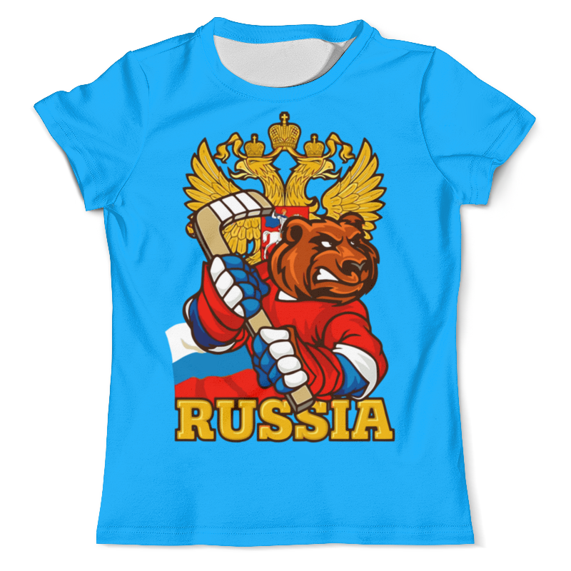 Printio Футболка с полной запечаткой (мужская) Россия .
