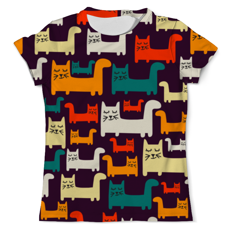 printio футболка с полной запечаткой для мальчиков спящие котики Printio Футболка с полной запечаткой (мужская) Спящие котики