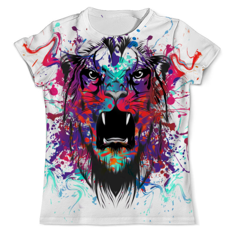 printio футболка с полной запечаткой мужская тигр красками Printio Футболка с полной запечаткой (мужская) Тигр красками