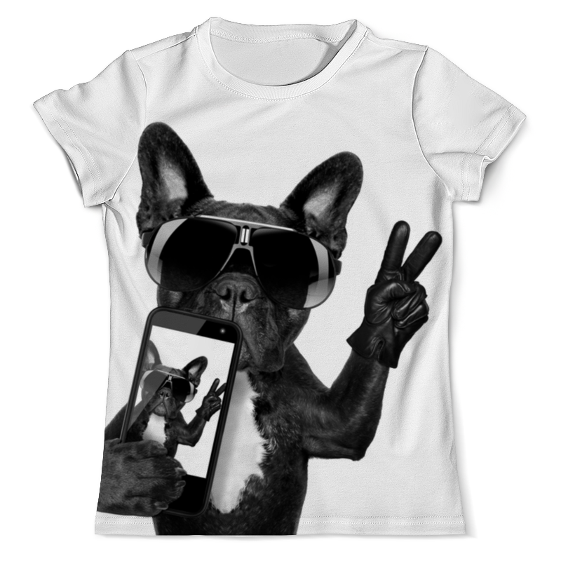 Printio Футболка с полной запечаткой (мужская) Селфи пес printio футболка с полной запечаткой для девочек селфи пес