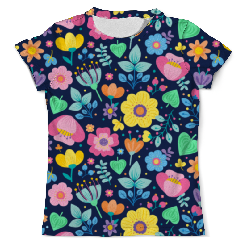 Printio Футболка с полной запечаткой (мужская) Seamless ditsy floral