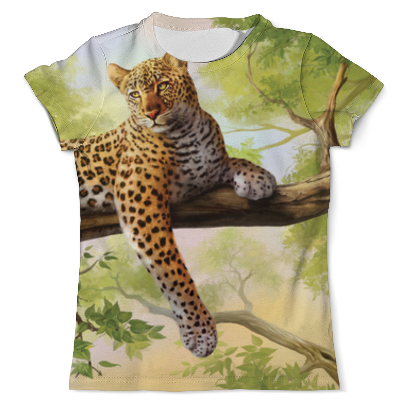 Printio Футболка с полной запечаткой (мужская) Леопард printio футболка с полной запечаткой мужская дары природы