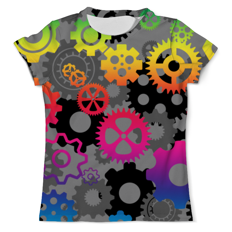 Printio Футболка с полной запечаткой (мужская) Шестерни