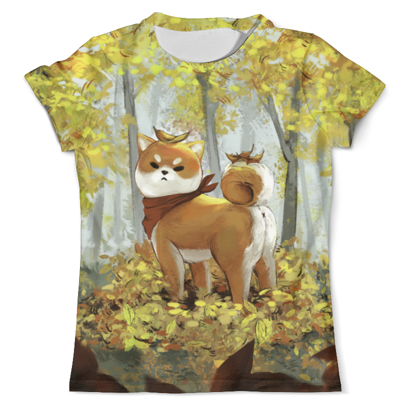 Printio Футболка с полной запечаткой (мужская) Осенний пёс printio футболка с полной запечаткой мужская осенний пёс