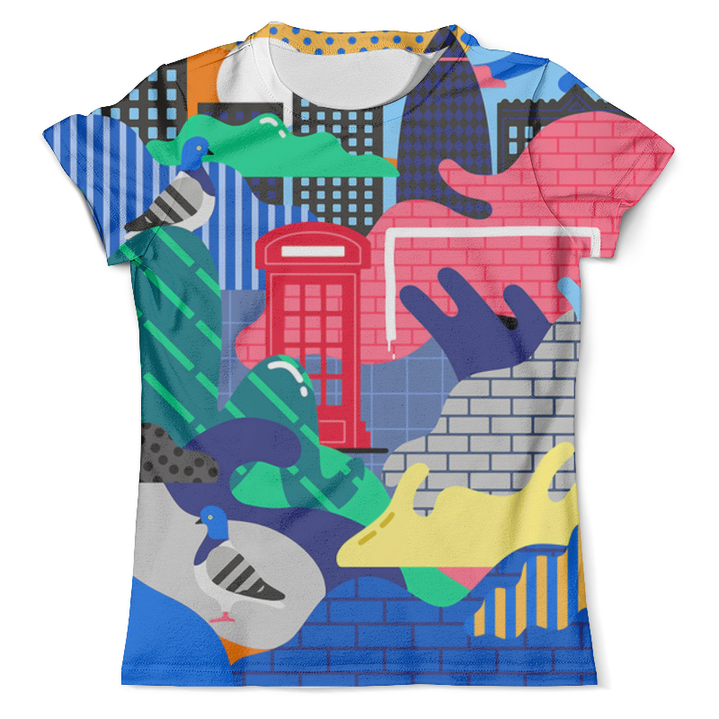 Printio Футболка с полной запечаткой (мужская) Abstract city printio футболка с полной запечаткой мужская moscow city