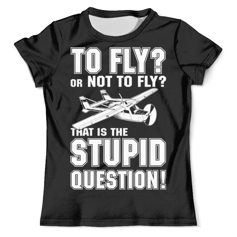 Printio Футболка с полной запечаткой (мужская) Летать, или не летать? printio футболка с полной запечаткой для девочек не забывайте летать вариант 171120t1035
