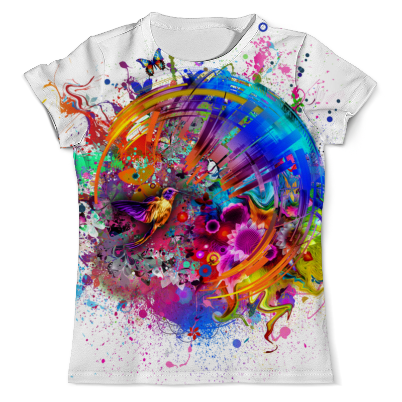 Printio Футболка с полной запечаткой (мужская) Взрыв цветов printio футболка с полной запечаткой мужская цветная абстракция