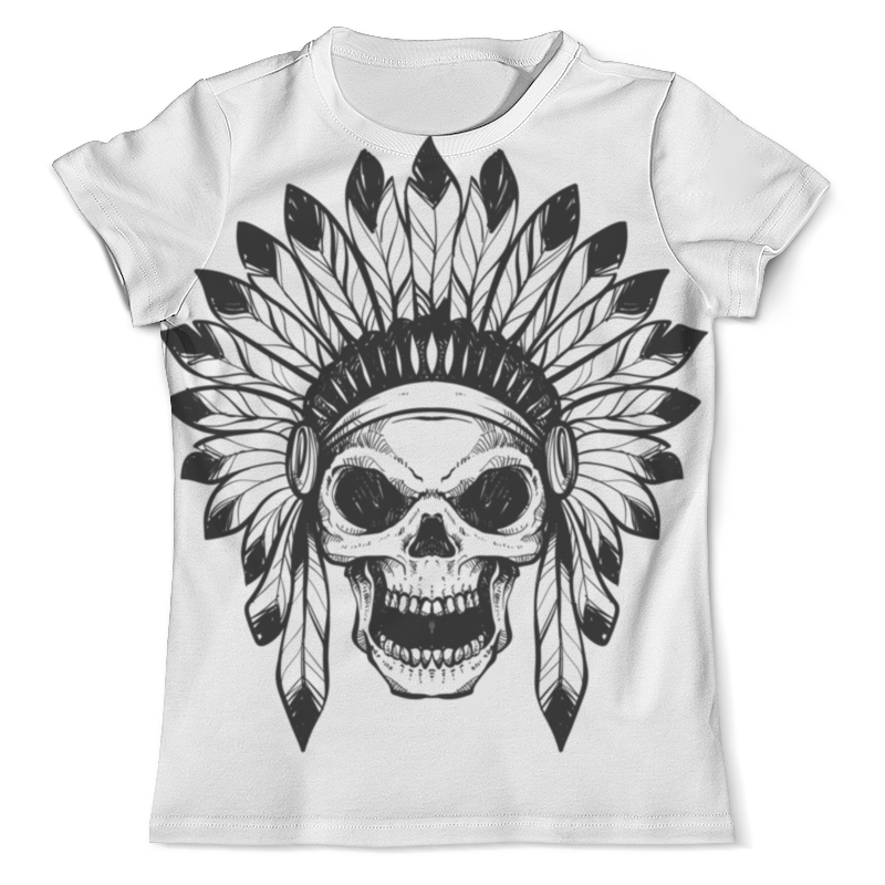 Printio Футболка с полной запечаткой (мужская) Череп индейца