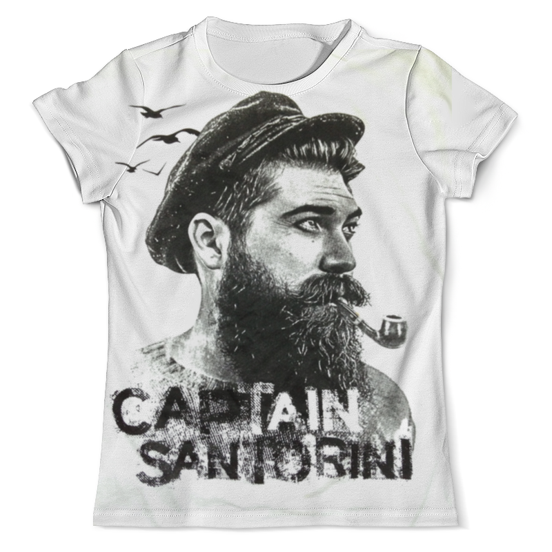 printio футболка с полной запечаткой мужская рыба капитан Printio Футболка с полной запечаткой (мужская) Капитан