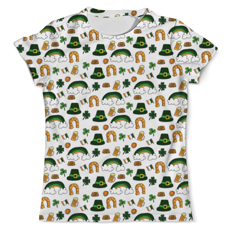 Printio Футболка с полной запечаткой (мужская) Святой патрик printio футболка с полной запечаткой мужская святой кот