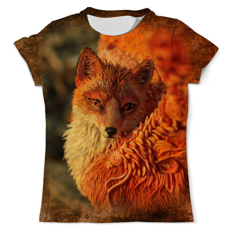 Printio Футболка с полной запечаткой (мужская) Крылатый лис printio футболка с полной запечаткой мужская огненный кот