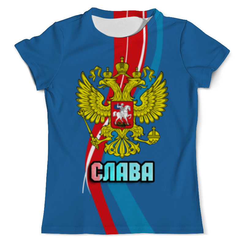Printio Футболка с полной запечаткой (мужская) Слава printio футболка с полной запечаткой мужская флаг российской федерации