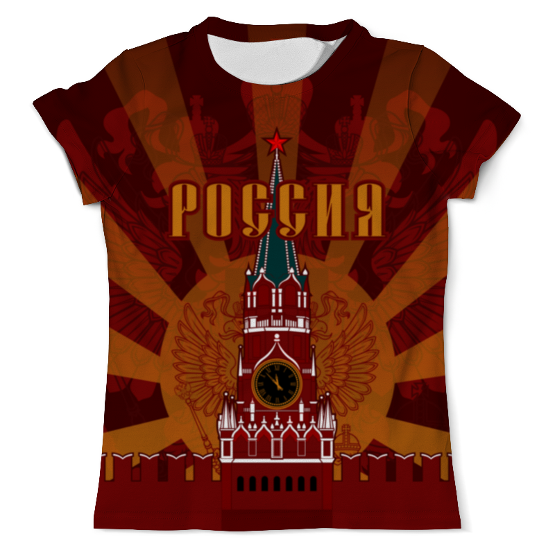 Printio Футболка с полной запечаткой (мужская) Кремль printio футболка с полной запечаткой мужская москва кремль