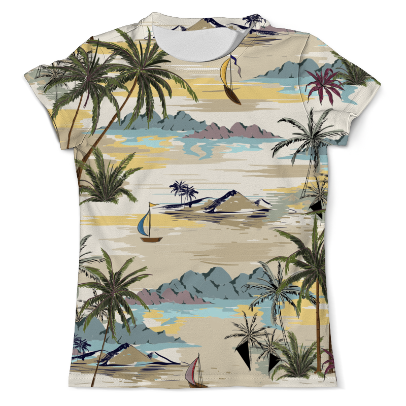 Printio Футболка с полной запечаткой (мужская) Летний пейзаж printio футболка с полной запечаткой мужская летний пейзаж